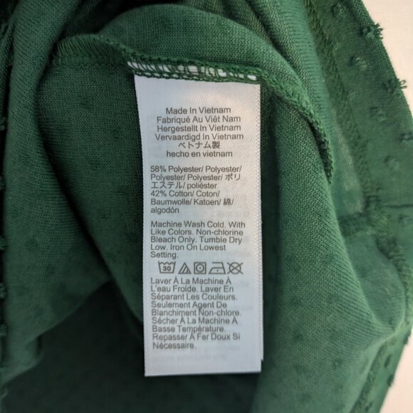 NWT J.Crew green top - Picture 4 of 7
